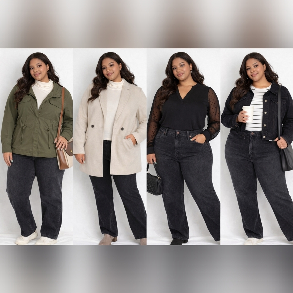 And Now This Ultra High-Rise Straight Leg Jeans – 22W – NWT